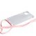 Силікон Transparent Case with Rope для Apple iPhone 13/14 Pink