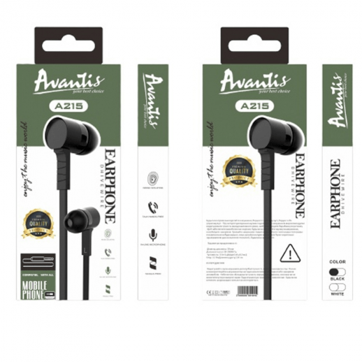 Навушники Avantis A215 with mic