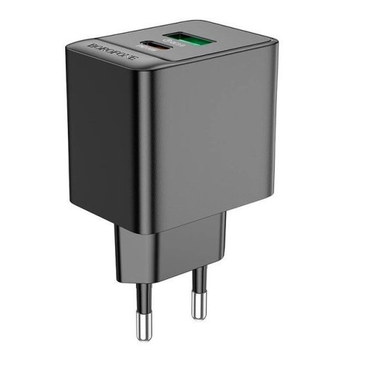 Мережевий зарядний пристрій BOROFONE BAS14A Erudite PD20W+QC3.0 charger(EU)