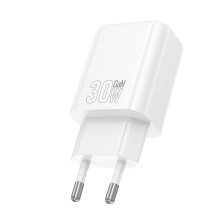Мережевий зарядний пристрій HOCO N62 TYPE-C PD 30W, білий