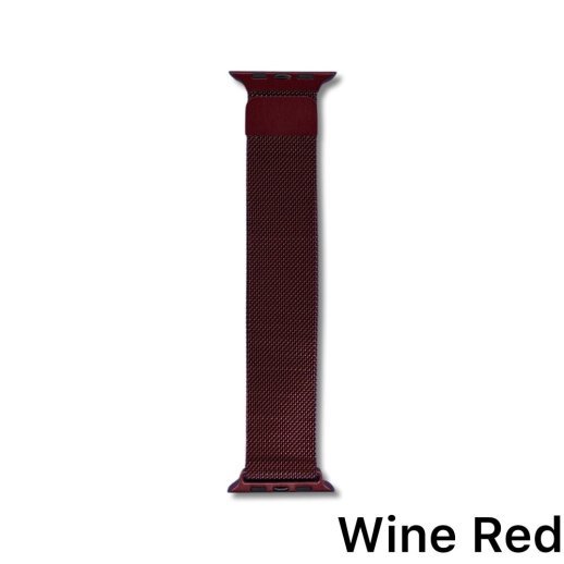 Ремінець для Apple Watch Milanese Loop 42/44mm Wine Red