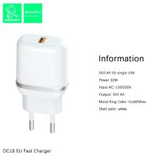 Мережевий зарядний пристрій DENMEN DC18 2.4A