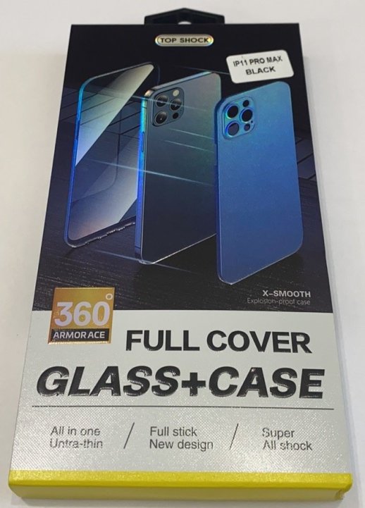 Case 360 + Screen Protector Clear for Apple Iphone 11 Pro Max Dark Green
