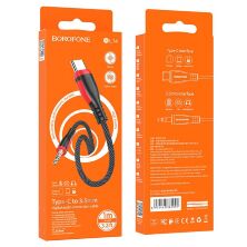 Кабель BOROFONE BL14 для цифрового перетворення аудіо з Type-C на 3,5мм