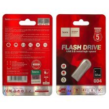 Флеш-память HOCO UD4 (USB2.0/32Gb) (стальной)