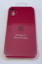 Чохол Silicone Case Copy Apple iPhone 11 Square Maroon, 05