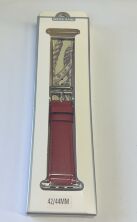 Ремінець для Apple Watch Leather Print 42/44mm Red