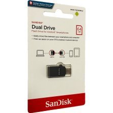 USB 3.1 SanDisk Ultra Dual TYPE-C OTG 256Gb Black