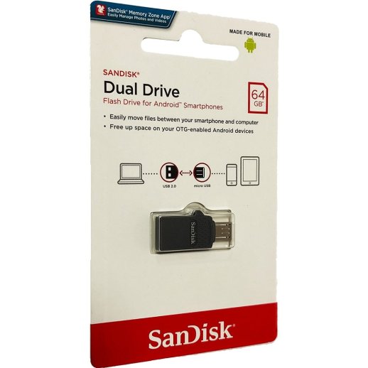 USB 3.1 SanDisk Ultra Dual TYPE-C OTG 256Gb Black