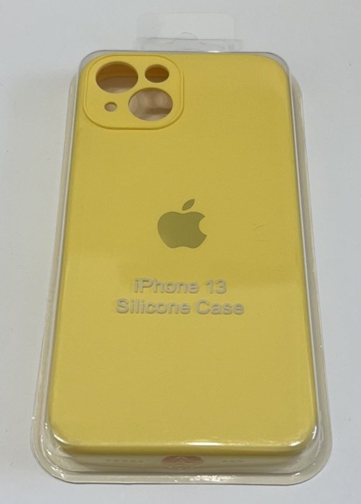 Чохол Silicone Case Copy Apple iPhone 13 Square Mellow Yellow, 14