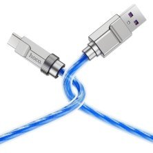 USB кабель HOCO U113 100W USB - Type-C СИНIЙ