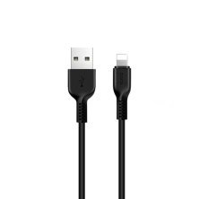 USB кабель HOCO X20 USB - Lightning 2.4A 1 метр, чорний