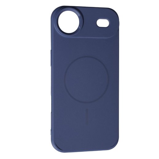 Силіконовий чохолНакладка Color (With Magnit) для Apple iPhone 17 Air Dark Blue