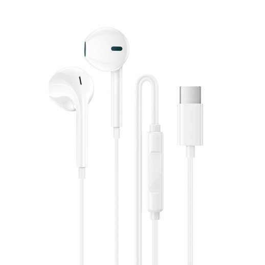 Дротові навушники Borofone BM100 Pro Type-C, білий