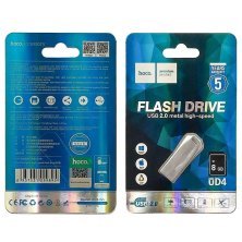 Флеш-память HOCO UD4 (USB2.0/8Gb) (стальной)