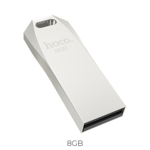 Флеш-память HOCO UD4 (USB2.0/8Gb) (стальной)