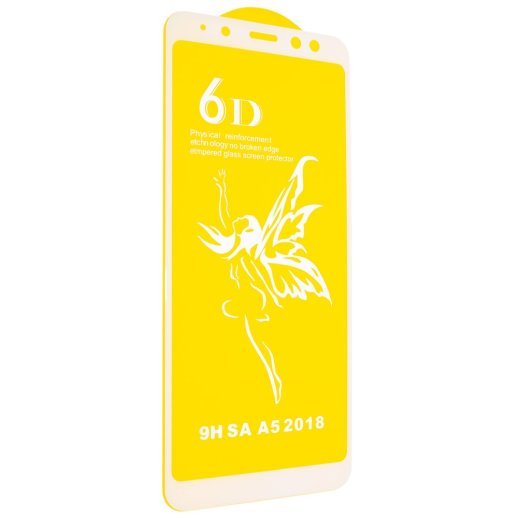 Захисне скло 6D PREMIUM SAMSUNG Galaxy A5 | A8 (2018) В УПАКОВЦІ