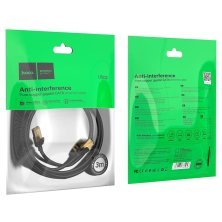 Кабель HOCO US02 LAN RJ45 3.00M ЧОРНИЙ