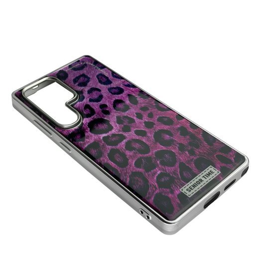 Накладка Leopard Case для Samsung S25 Ultra Violet