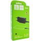 Мережевий зарядний пристрій DENMEN DC02L + USB Lightning 2.1A 2USB ЧОРНИЙ