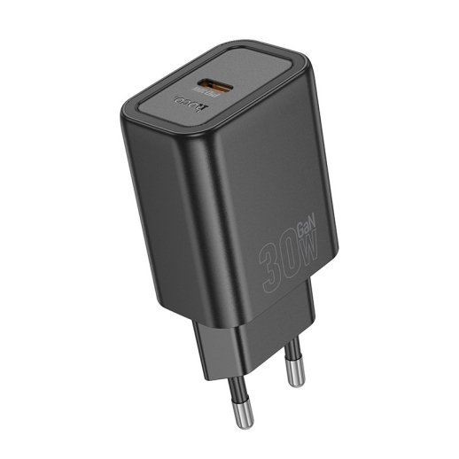 Мережевий зарядний пристрій HOCO N62 TYPE-C PD 30W, чорний