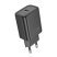 Мережевий зарядний пристрій HOCO N62 TYPE-C PD 30W, чорний