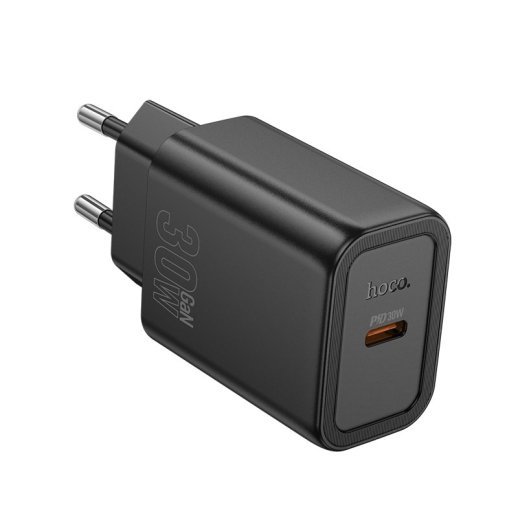 Мережевий зарядний пристрій HOCO N62 TYPE-C PD 30W, чорний