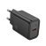 Мережевий зарядний пристрій HOCO N62 TYPE-C PD 30W, чорний