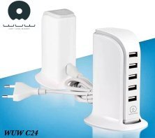 Мережевий зарядний пристрій WUW C24 5 PORTS (12)