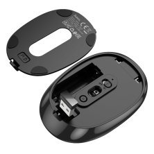 Мишка бездротова HOCO GM34 Nuevo (dual-mode, бизнес-серия), black metal gray