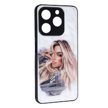Накладка Prisma Ladies New для Realme C63 Girl in a hoodie