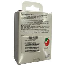 Мережевий зарядний пристрій SAMSUNG PD 2в1 25W (EP-TA800) + кабель TYPE-C - TYPE-C, білий в упаковці (SMALL PACKAGING)