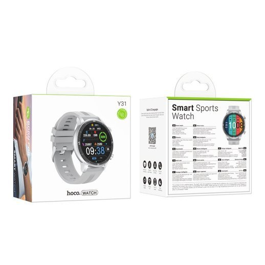 Годинник HOCO Y31 Smart sports watch (call version), SILVER