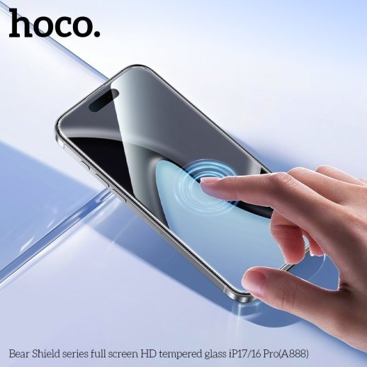 Скло для телефону HOCO A888 Bear Shield HD APPLE iPhone 16 PRO | iPhone 17 6.3"