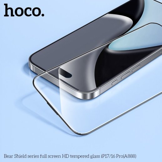 Скло для телефону HOCO A888 Bear Shield HD APPLE iPhone 16 PRO | iPhone 17 6.3"