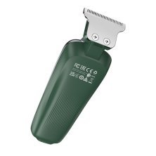Електрична машинка для стрижки HOCO HP23 з алмазним гравіруванням, ТЕМНО-ЗЕЛЕНИЙ