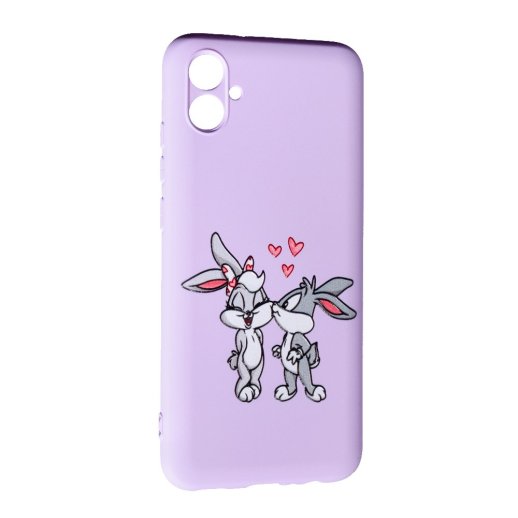 Силіконовий чохол Case Art для Samsung A04E Bunny Love