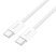 USB-C кабель HOCO X104 60W 2 МЕТРИ Type-C - Type-C, білий