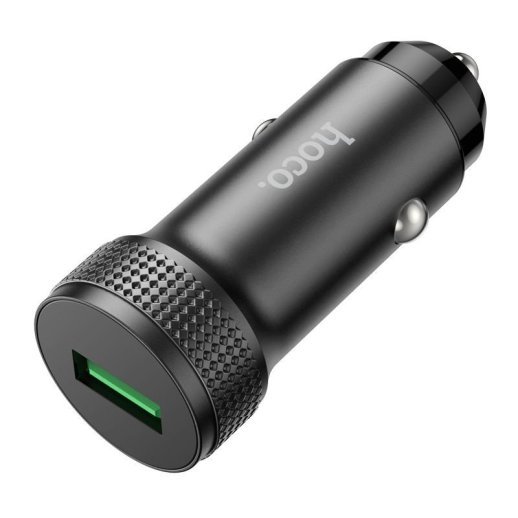 Автомобільний зарядний пристрій HOCO Z49A USB QC 3.0, чорний