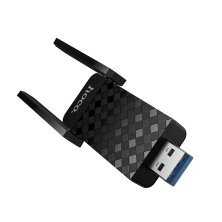 Адаптер-мережева карта HOCO HI34 Wi-Fi 6 USB з двома зовнішніми антенами, чорний
