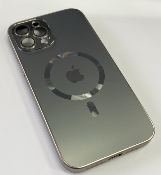 Чехол AG-ACRYLICS  Magsafe for Apple Iphone 12 ProMax Gray Titanium