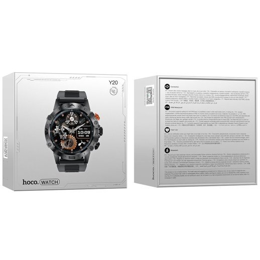 Годинник HOCO Y20 Smart sports watch (call version), BLACK