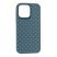 Накладка Шкіра Плетіння для Apple iPhone 13 Pro Gray
