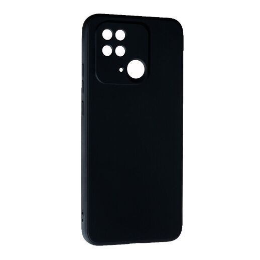 Силікон Case SMTT (AA) для Xiaomi Redmi 10C/Poco C40 Black