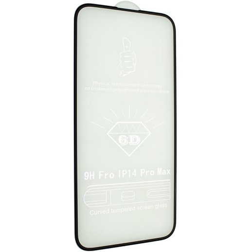 Захисне скло 6D ORIGINAL для APPLE iPhone 14 PRO MAX | 15 PLUS | 16 PLUS ЧОРНИЙ
