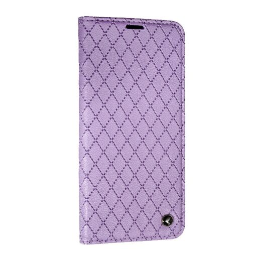 Книга Deluxe для Xiaomi Redmi Note 14 Pro (4G) Purple