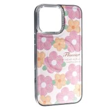 Накладка Cute Flowers Case with MagSafe для Apple iPhone 16 Pro Max Pink