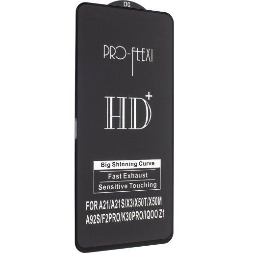Захисне скло PRO-FLEXI HD+ SAMSUNG A217 Galaxy A21S (2020) ЧОРНИЙ