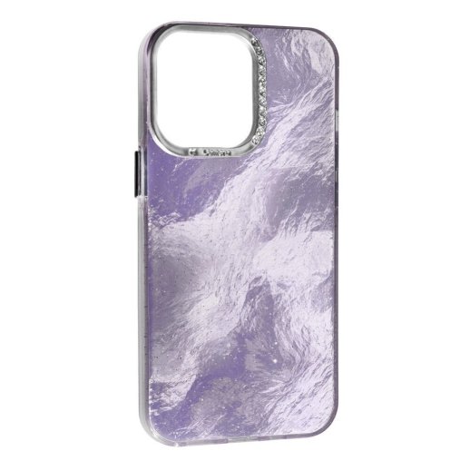 Накладка Marble Style для Apple iPhone 13 Pro Max Violet