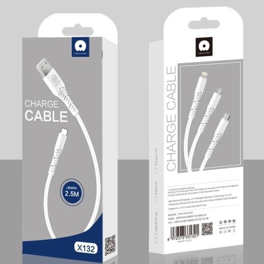 Кабель USB WUW X132 USB - micro USB 2,50 метра
